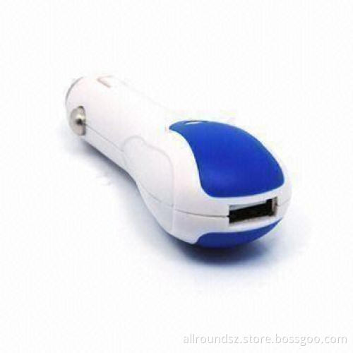 USB Car Charger with 400 to 500mAh Output, RoHS and CE Compliant